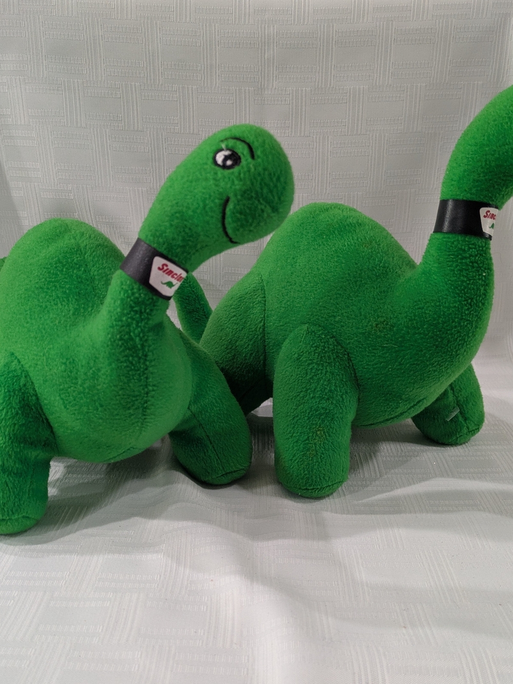 Sinclair Green Plush Brontosaurus Toy - Soft Green Stuffed Dinosaur Set Of 2